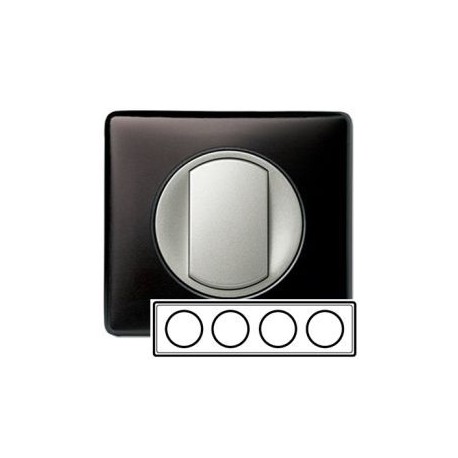 Рамка 4-ная, цвет графит, Celiane 68934