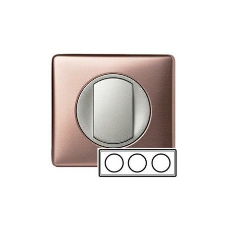 Рамка 3-ная, цвет слюда, Celiane 68943