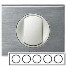 Рамка 5-ная, цвет фактурная сталь Celiane 69110