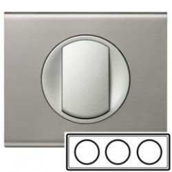 Рамка 3-ная, колір нікель-велюр, Celiane, Legrand