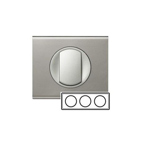 Рамка 3-ная, цвет никель-велюр, Celiane 69113