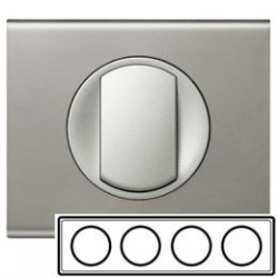 Рамка 4-ная, цвет никель-велюр, Celiane 69114