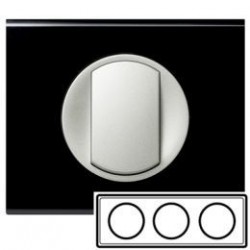 Рамка 3-ная, колір Corian-Nocturne, Celiane, Legrand