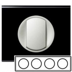 Рамка 4-ная, цвет Corian-Nocturne, Celiane 69154