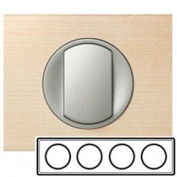 Рамка 4-а, колір клен, Celiane, Legrand