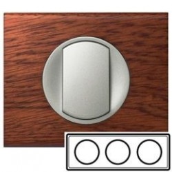 Рамка 3-ная, цвет орех, Celiane 69223