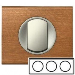 Рамка 3-ная, цвет дуб, Celiane 69233