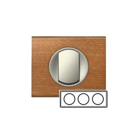 Рамка 3-ная, цвет дуб, Celiane 69233