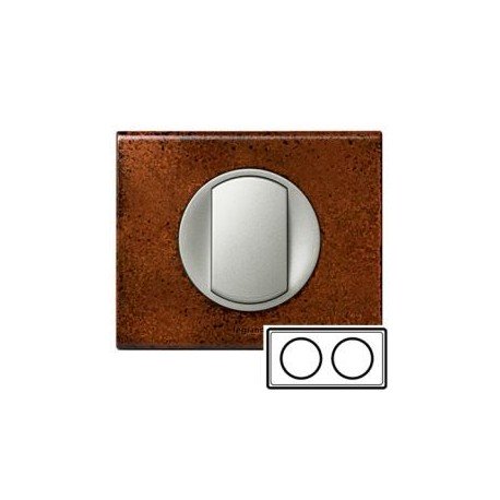 Рамка 2-а, колір патина-феррум, Celiane, Legrand