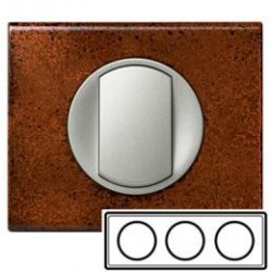 Рамка 3-ная, колір патина-феррум, Celiane, Legrand