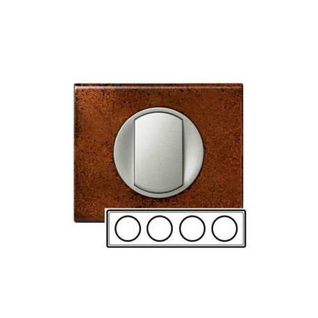 Рамка 4-а, колір патина-феррум, Celiane, Legrand