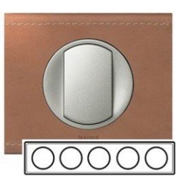 Рамка 5-ная, цвет кожа крем-карамель, Celiane 69290