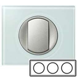 Рамка 3-ная, колір смальта-біла глина, Celiane, Legrand