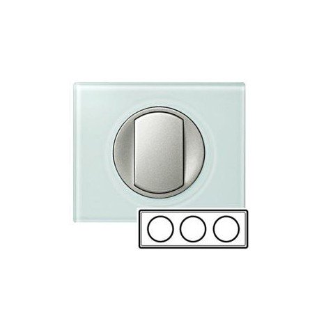 Рамка 3-ная, цвет смальта-белая глина, Celiane 69313