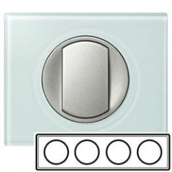 Рамка 4-а, колір смальта-біла глина, Celiane, Legrand