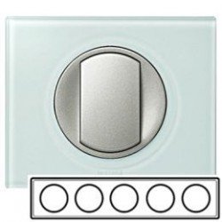 Рамка 5-а, колір смальта-біла глина, Celiane, Legrand