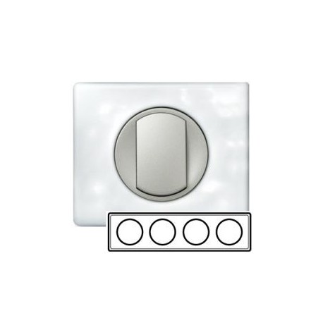 Рамка 4-ная, цвет фарфор, Celiane 69324