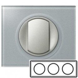 Рамка 3-ная, смальта металік, Celiane, Legrand