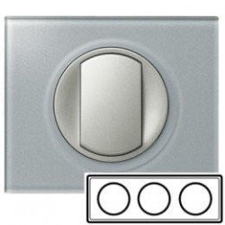 Рамка 3-ная, смальта металік, Celiane, Legrand