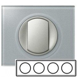 Рамка 4-ная, смальта металлик, Celiane 69344