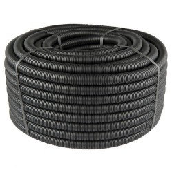 Металорукав ізольований чорний з протяжкою d11 (25м)