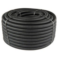 Металорукав ізольований чорний з протяжкою d11 (25м)