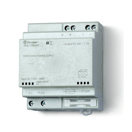 Імпульсне джерело живлення 24В DC 36Вт, 783612302401 Finder