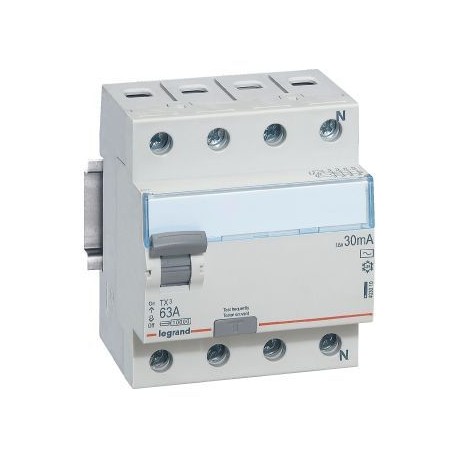 Реле дифференциальное (УЗО) Legrand TX3 4 полюса, 40A 30мА
