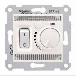 Термостат для тёплых полов, цвет слоновая кость, Sedna SDN6000323