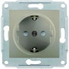 Розетка 2К+З, 16А, со шторками, цвет титан, Sedna SDN3000168