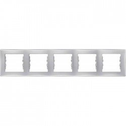 Рамка 5-я, цвет алюминий, Sedna SDN5800960