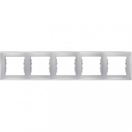 Рамка 5-я, цвет алюминий, Sedna SDN5800960