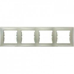 Рамка 4-на, колір титан, Sedna