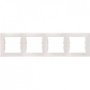 Рамка 4-на, колір білий, Sedna