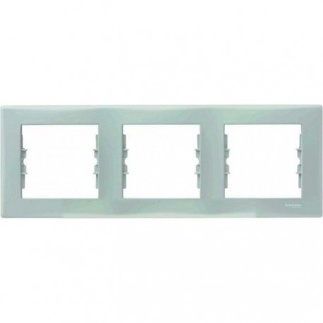 Рамка 3-на, колір сірий, Sedna