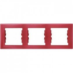 Рамка 3-я, цвет красный, Sedna SDN5800541