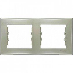 Рамка 2-я, цвет титан, Sedna SDN5800368