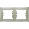 Рамка 2-на, колір титан, Sedna