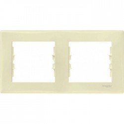 Рамка 2-на, колір слонова кістка, Sedna