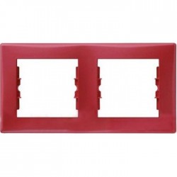 Рамка 2-на, колір червоний, Sedna