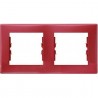 Рамка 2-я, цвет красный, Sedna SDN5800341