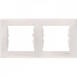 Рамка 2-на, колір білий, Sedna