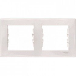 Рамка 2-на, колір білий, Sedna