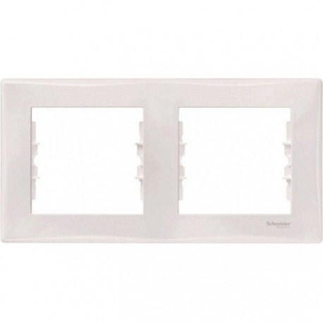 Рамка 2-на, колір білий, Sedna