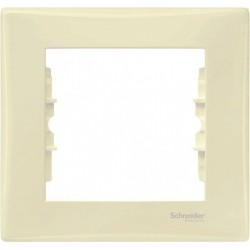 Рамка 1-на, колір слонова кістка, Sedna