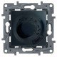 Термостат для тёплых полов, цвет антрацит, Legrand Etika 672630