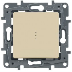 Выключатель 1- клавишный, с подсветкой, цвет слоновая кость, Legrand Etika 672303