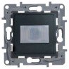 Датчик движения, без нейтрали, 400 Вт, цвет антрацит, Legrand Etika 672617