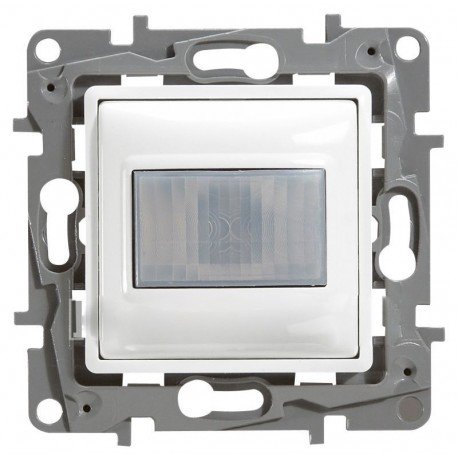 Датчик руху, без нейтралі, 400 Вт, колір білий, Legrand Etika