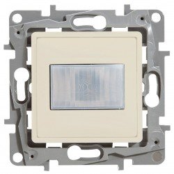 Датчик руху, без нейтралі, 400 Вт, колір слонова кістка